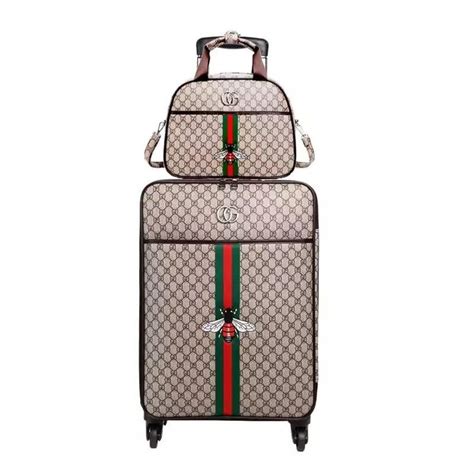 pink gucci luggage set|Gucci luggage outlet.